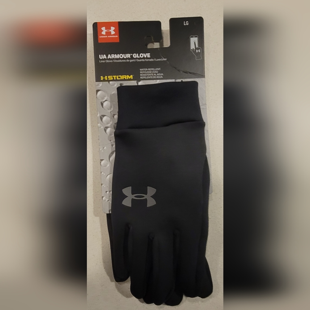 Under Armour Storm Liner Gloves, Lg